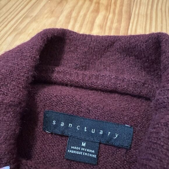 Sanctuary Change of Season Tunic Sweater Sugar Plum Women’s SIZE MED - Picture 8 of 12